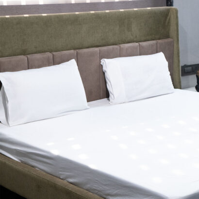 White Cotton Bed Sheet